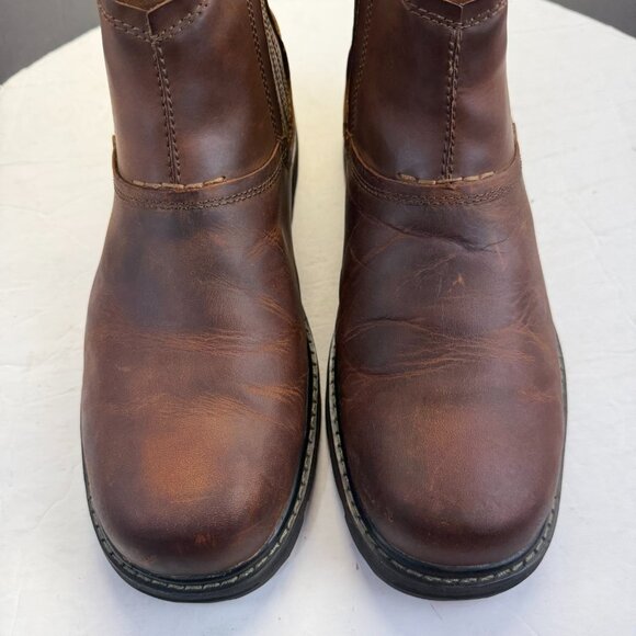 Skechers Men’s Blain Olsen Boots Shoes 62929 CDB Dark Brown Size 11